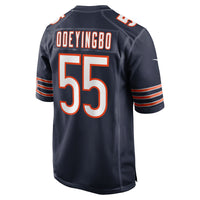 Chicago Bears Dayo Odeyingbo Navy Team Game Jersey