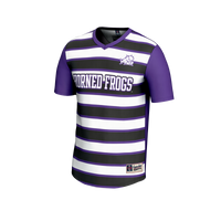 #1 TCU Horned Frogs Lightweight Soccer Fashion Jersey - Purple