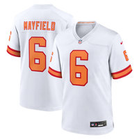 '76 Tampa Bay Buccaneers Baker Mayfield White Player Game Jersey