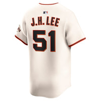 San Francisco Giants Jung Hoo Lee Cream Home Limited Player Jersey