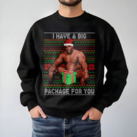 Humorous Meme Holiday Sweatshirt, Ugly Christmas Sweatshirt, Retro Xmas Party Crewneck, Humorous Christmas Sweatshirt, Unisex Holiday Present