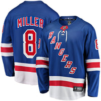 New York Rangers J.T. Miller Blue Home Breakaway Jersey