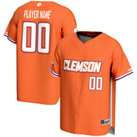 Clemson Tigers NIL Pick-A-Player Lightweight Baseball Jersey - Orange