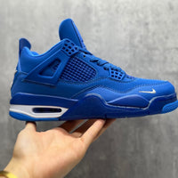 Mid Top Sneakers, Blue Colorway, Lace Up Design, Casual Gift for Sneaker Fans