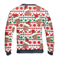 Personalized Photo Holiday Sweater, Custom Face Ugly Christmas Sweater, Humorous Family Picture Sweater, Custom Xmas Crewneck Sweatshirt Present