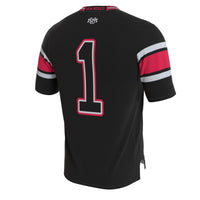 New Mexico Lobos Lightweight Collegiate Football Blackout Fashion Jersey