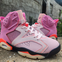 High Top Sneakers, Pink Colorway, Lace Up Design, Casual Gift for Sneaker Fans