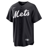 New York Mets Francisco Lindor Black Replica Player Jersey