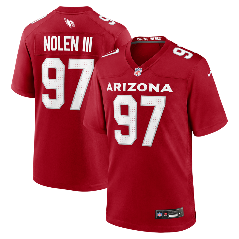 Arizona Cardinals Walter Nolen Cardinal Game Player Jersey