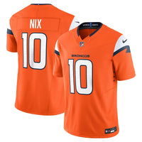Denver Broncos Bo Nix Orange Limited Jersey