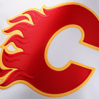 Calgary Flames White Away Authentic Pro Jersey