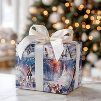 Watercolor Nutcracker Gift Wrap, Nutcracker Ballet Wrapping Paper, Christmas Ballet Wrapping Paper, Holiday Gift Wrap Roll for Dancers