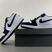Low Top Sneakers, White Black Colorway, Lace Up Design, Casual Gift for Sneaker Fans