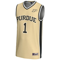 Male #1 Gold Purdue Boilermakers Lightweight Basketball Jersey