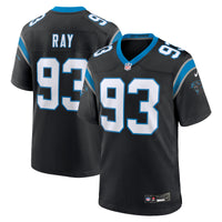 Carolina Panthers LaBryan Ray Black Team Game Jersey