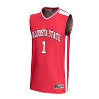 #1 Valdosta State Blazers Lightweight Basketball Fashion Jersey - Red