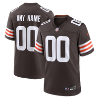 Cleveland Browns Brown Custom Game Jersey