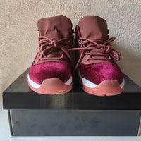 Sneakers, Red Colorway, Lace Up Design, Casual Gift for Sneaker Fans