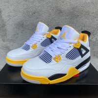 Sneakers, White Black Yellow Colorway, Lace Up Design, Casual Gift for Sneaker Fans