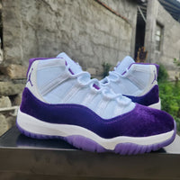 High Top Sneakers, White Purple Colorway, Lace Up Design, Casual Gift for Sneaker Fans