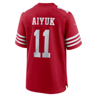 San Francisco 49ers Brandon Aiyuk Scarlet Game Player Jersey