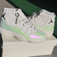 High Top Sneakers, White Colorway, Lace Up Design, Casual Gift for Sneaker Fans