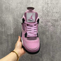 High Top Sneakers, Pink Colorway, Lace Up Design, Casual Gift for Sneaker Fans