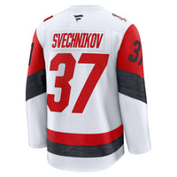 Carolina Hurricanes Andrei Svechnikov White Away Premium Jersey