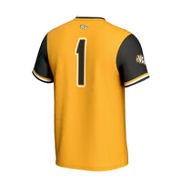VCU Rams Lightweight Collegiate Softball Fashion Jersey - Gold