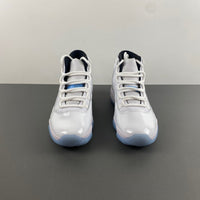 High Top Sneakers, Blue White Colorway, Lace Up Design, Casual Gift for Sneaker Fans