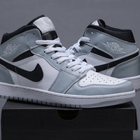 Sneakers, White Black Gray Colorway, Lace Up Design, Casual Gift for Sneaker Fans