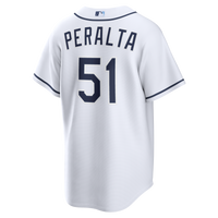 Tampa Bay Rays Freddy Peralta White Home Replica Jersey