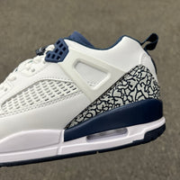 Low Top Basketball Shoes, Blue White Colorway, Lace Up Design, Casual Gift for Shoe Lovers