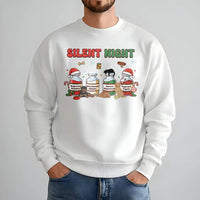 Humorous Veterinary Christmas Crewneck, Silent Night Vet Med Sweatshirt, Vet Tech Holiday Pullover, Vet Clinic Sweatshirt, Nurse Present