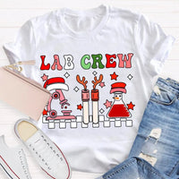 Festive Laboratory Tech Holiday Shirt, Christmas Lab Crew Science T-Shirt, Chemist Biology Xmas Tee, Science Lover Present