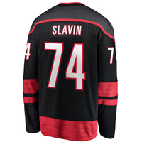 Carolina Hurricanes Jaccob Slavin Black Home Breakaway Player Jersey
