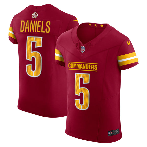 Washington Commanders Jayden Daniels Burgundy Team Elite Jersey