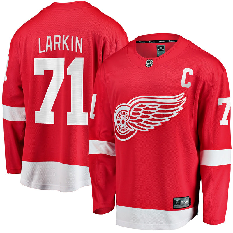 Detroit Red Wings Dylan Larkin Red Captain Home Breakaway Jersey