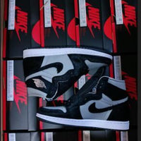 Sneakers, Black Gray White Colorway, Lace Up Design, Casual Gift for Sneaker Fans