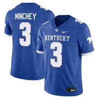 Kenny Minchey Kentucky Wildcats Home Game Jersey - Royal