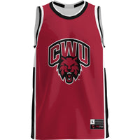Central Washington Wildcats Lightweight Basketball Jersey - Crimson