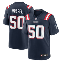 New England Patriots Mike Vrabel Navy Game Retired Player Jersey