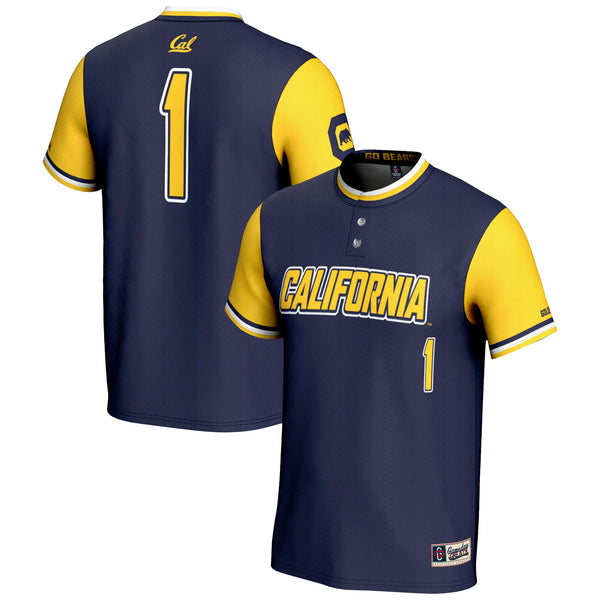 #1 Cal Bears Lightweight Softball Jersey - Navy