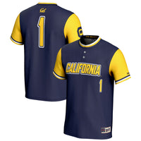 #1 Cal Bears Lightweight Softball Jersey - Navy