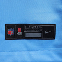 Tennessee Titans Light Blue Oilers Throwback Custom Game Jersey