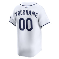 Tampa Bay Rays White Home Limited Custom Jersey