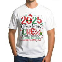 Matching Family Holiday Graphic Tee, 2025 Christmas Crew T-Shirt, Humorous Xmas Group Vacation Shirt, Festive Holiday Party Top