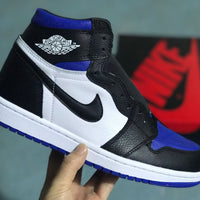 Sneakers, Black Blue White Colorway, Lace Up Design, Casual Gift for Sneaker Fans