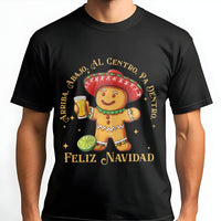 Humorous Mexican Christmas Shirt, Feliz Navidad Gingerbread T-Shirt, Holiday Gingerbread Man Tee, Adorable Xmas Gingerbread T-Shirt, Party Present