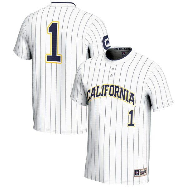 #1 Cal Bears Lightweight Softball Jersey - White